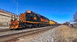 WE 7013 leads the shove.